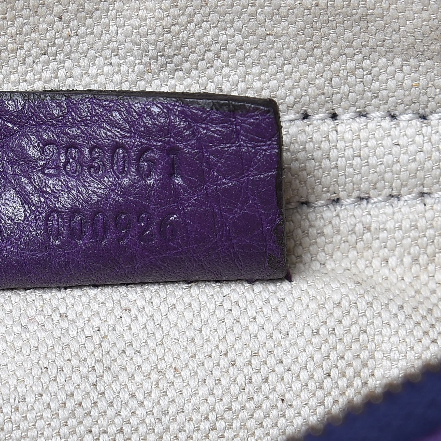 Pebbled Calfskin Piston Broadway Evening Bag Purple