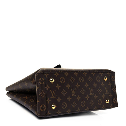 Louis Vuitton Monogram Flower Tote Black 4 of 9