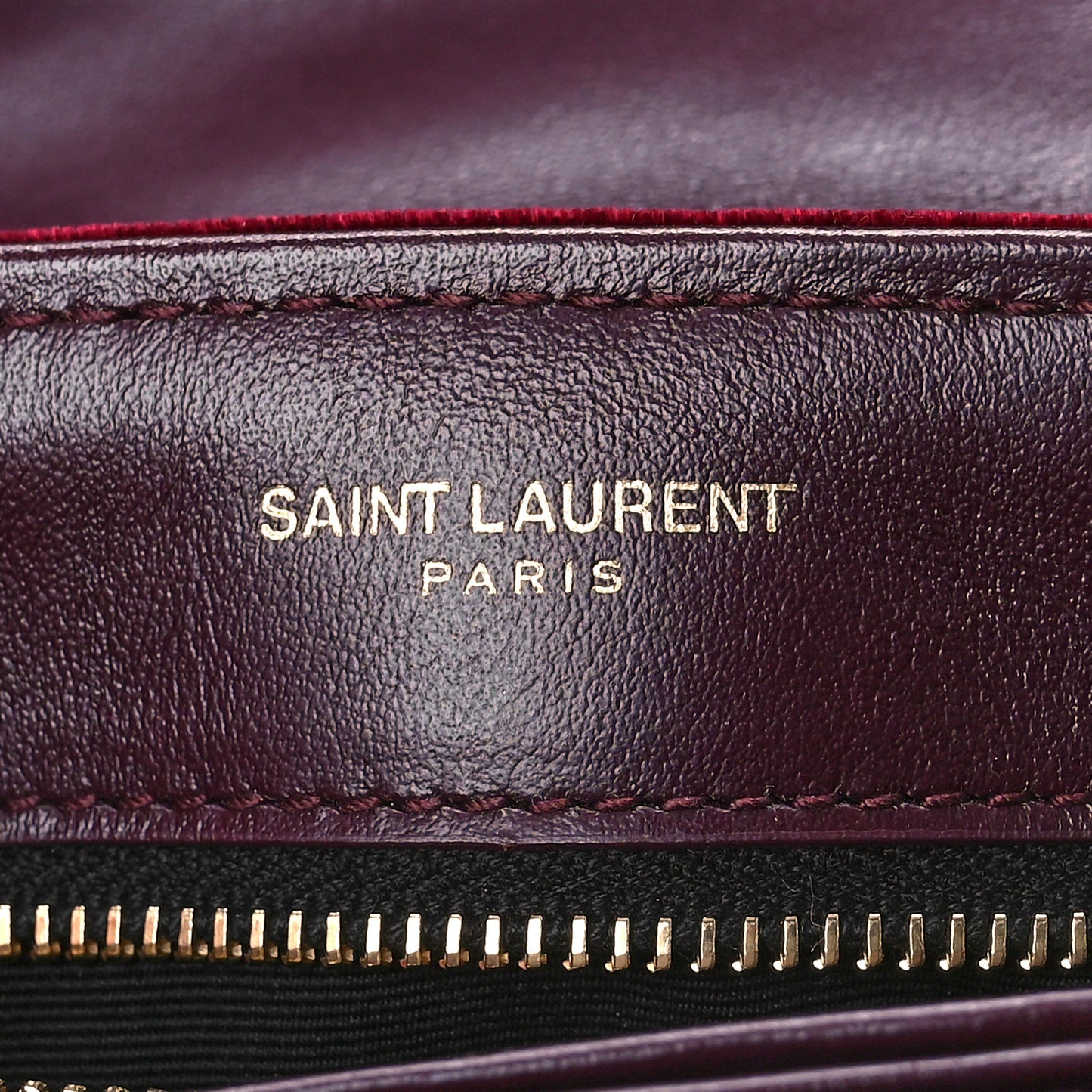 Velvet Y Quilted Monogram Toy Loulou Crossbody Bag French Burgundy