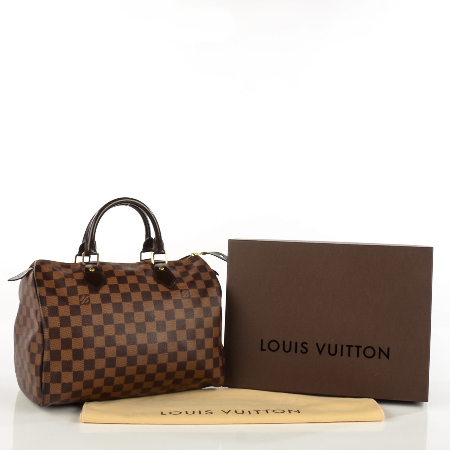 Louis Vuitton Damier Ebene Speedy 30 3 of 8