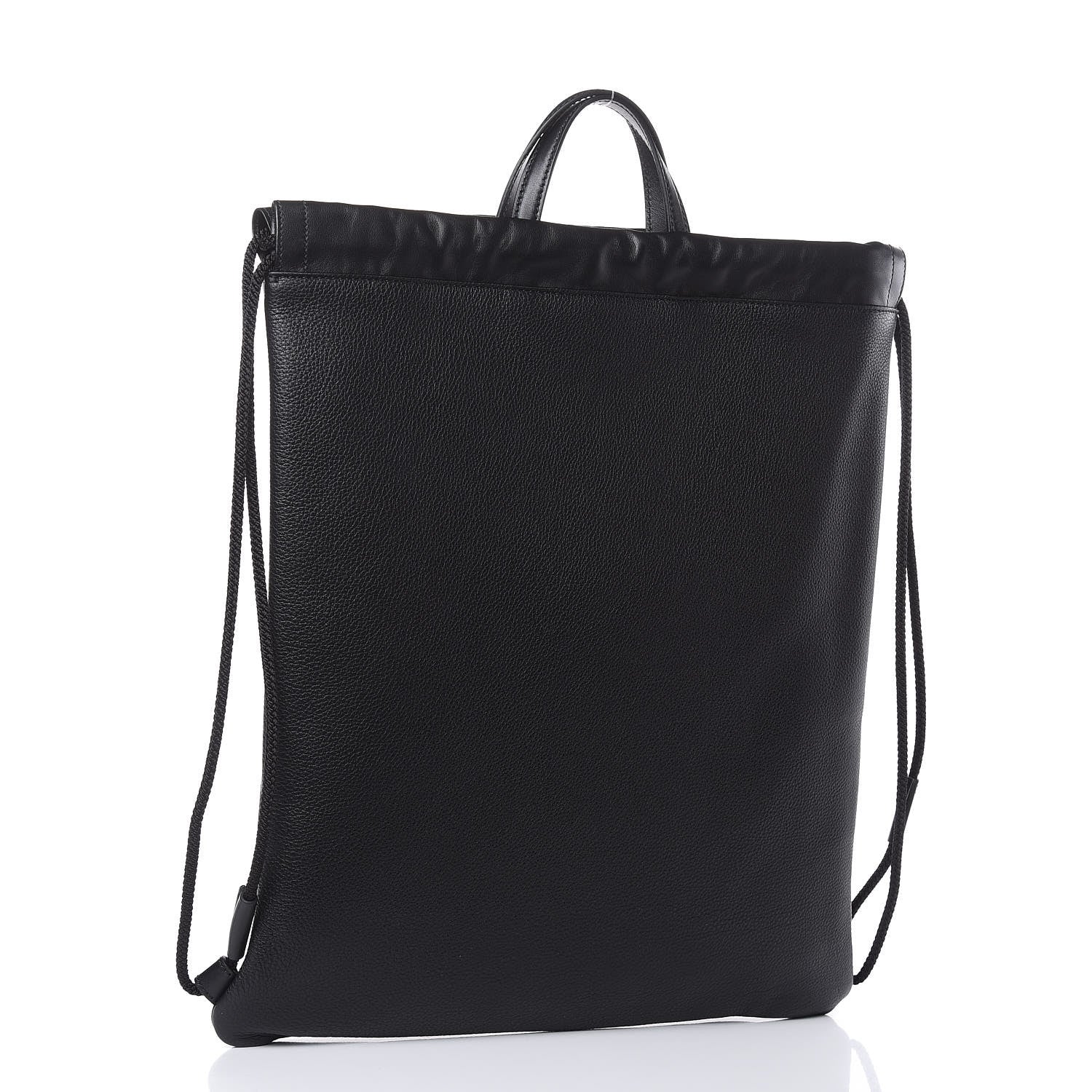 Gucci Calfskin Coco Capitan Logo Drawstring Backpack Black 3 of 8