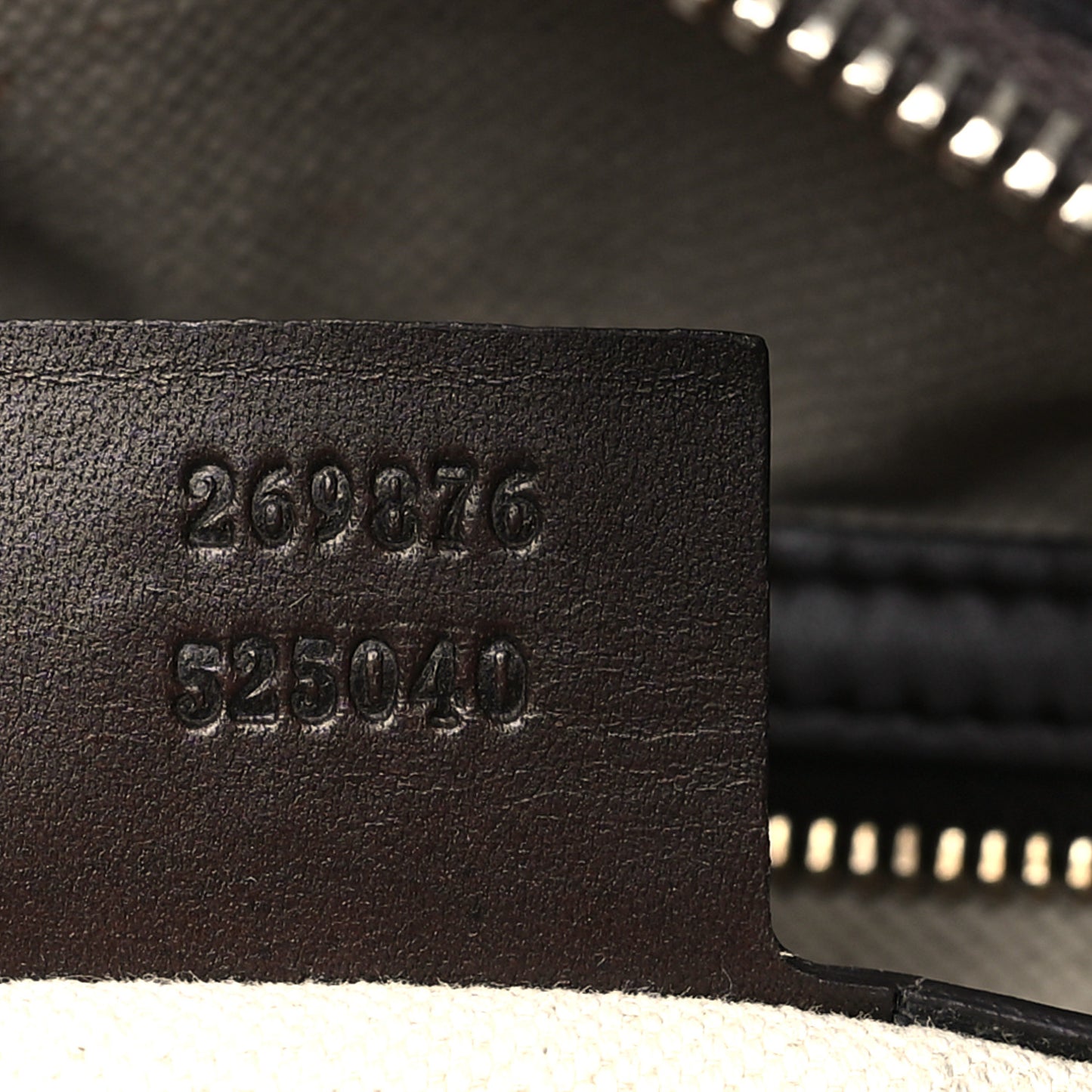 Monogram Vintage Web Small Boston Dark Brown