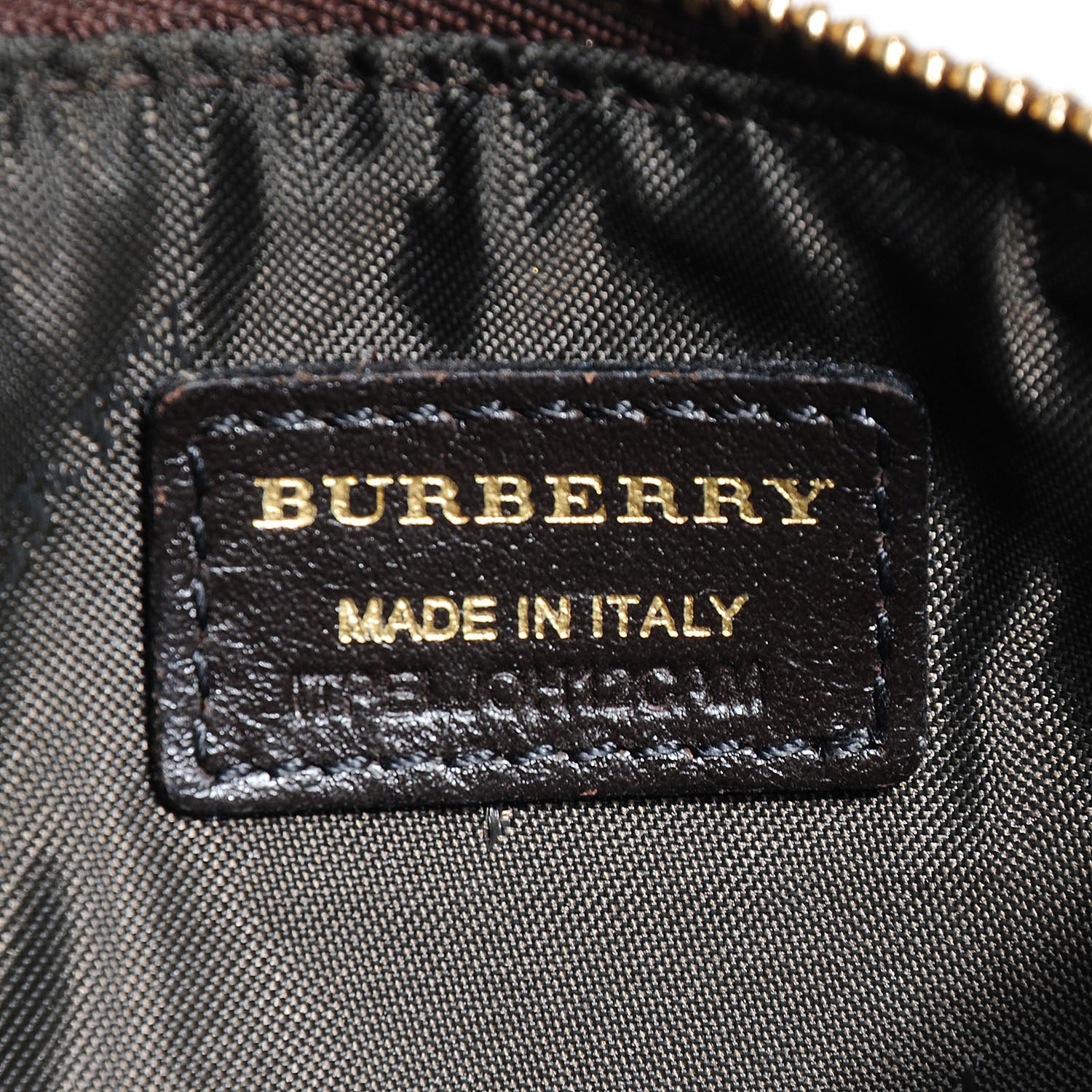 Burberry Haymarket Check Lindal Coin Case Chocolate 7 of 7
