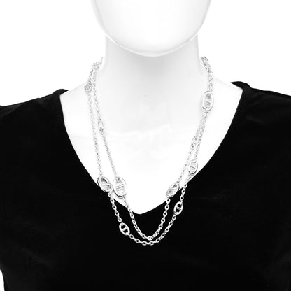 Hermes Sterling Silver Farandole Necklace 120 2 of 4