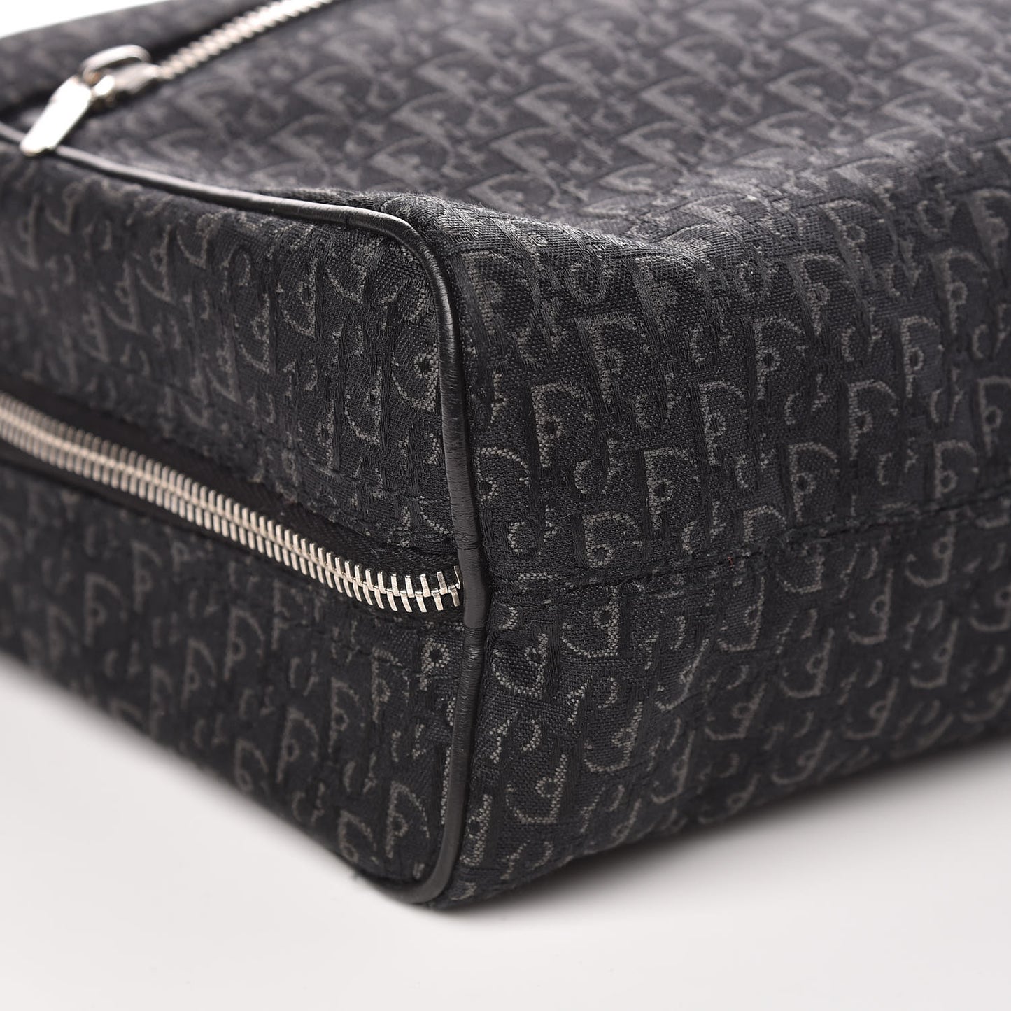 Monogram Canvas Travel Pouch Navy Blue
