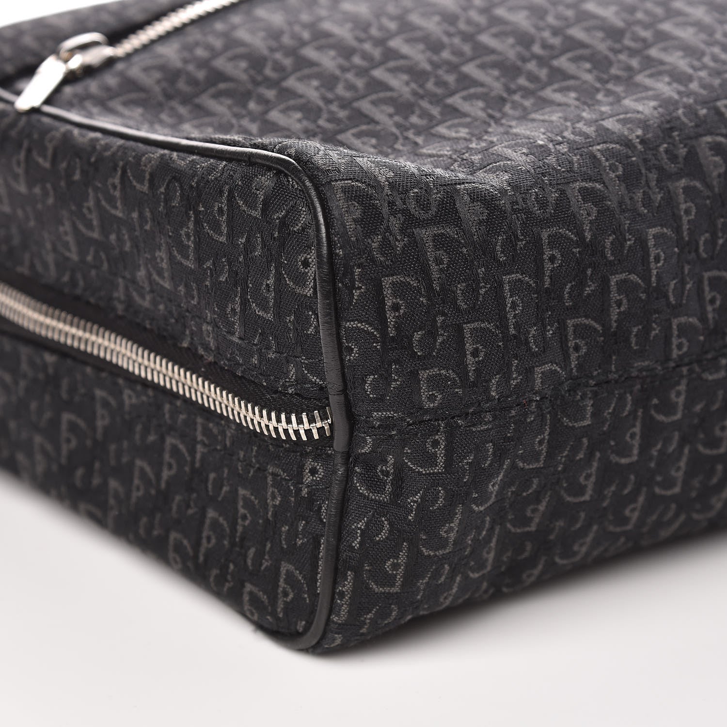 Christian Dior Monogram Canvas Travel Pouch Navy Blue 8 of 11