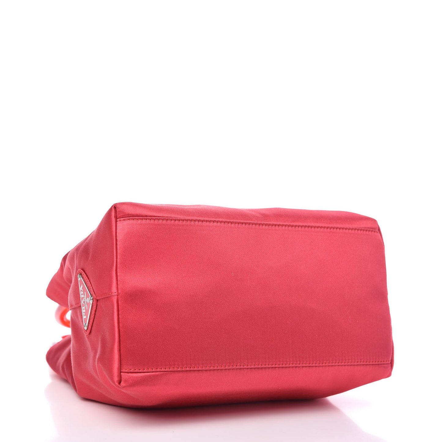 Raso Plexiglass Shoulder Bag Vermiglio