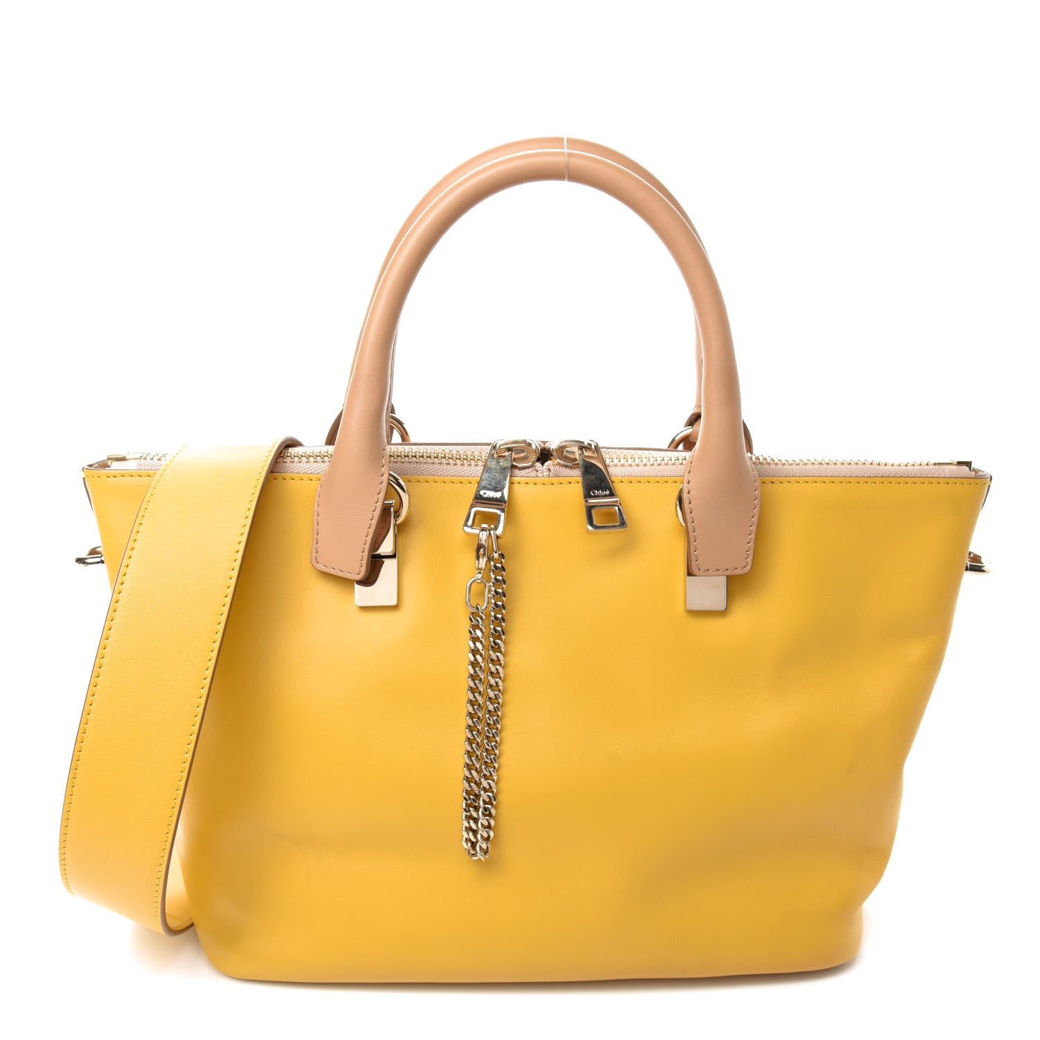 Chloe Smooth Calfskin Medium Baylee Tote Desert Island Sunray 1 of 14
