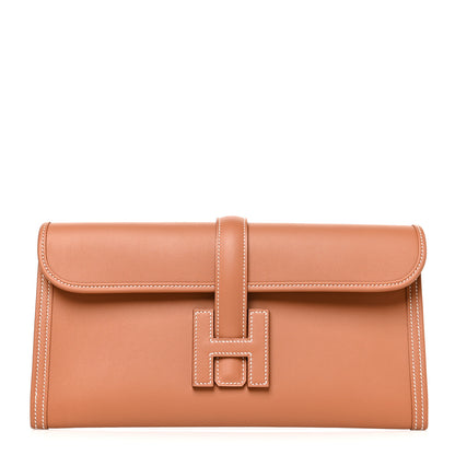 Hermes Swift Jige Elan 29 Clutch Gold 1 of 8