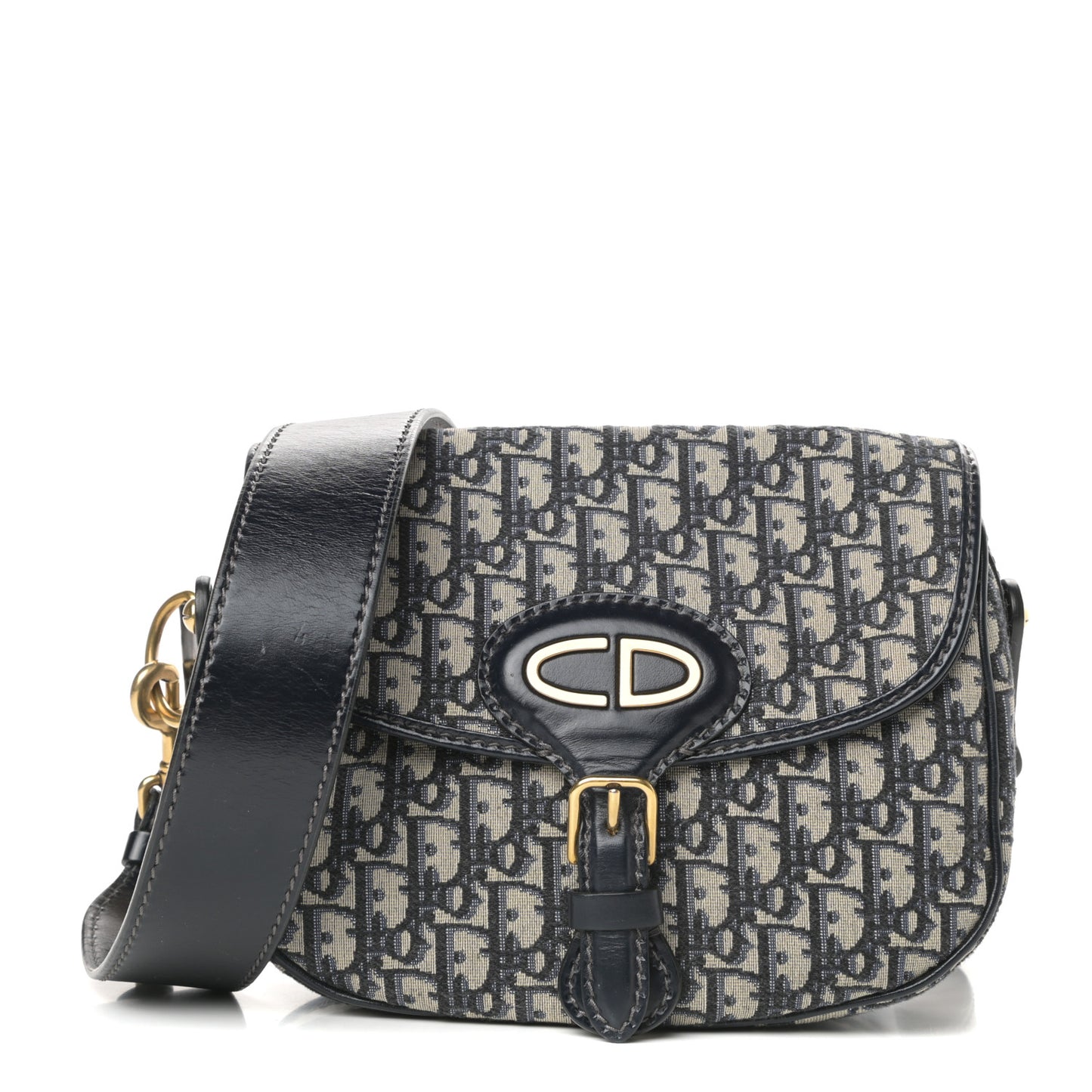 Oblique Crossbody Navy Blue