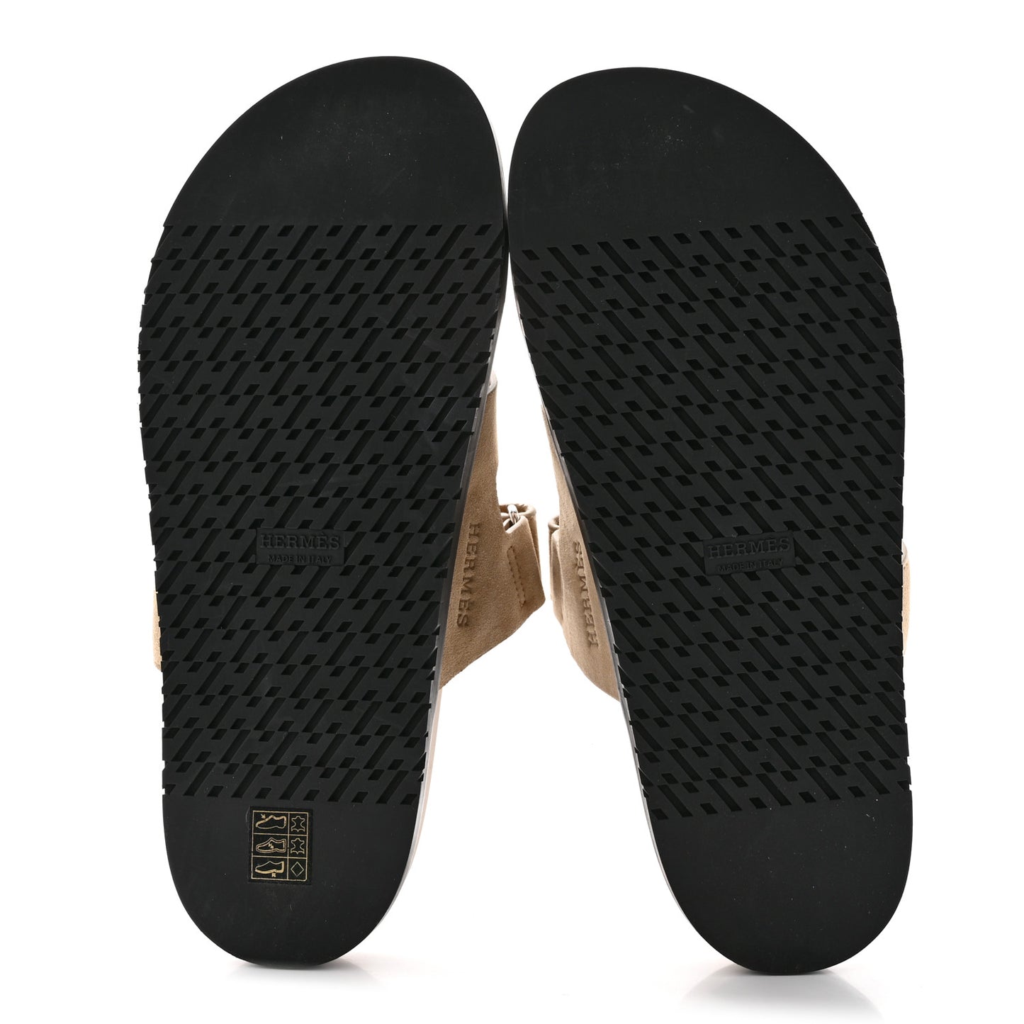 Suede Goatskin Womens Chypre Sandals 41 Beige Argile