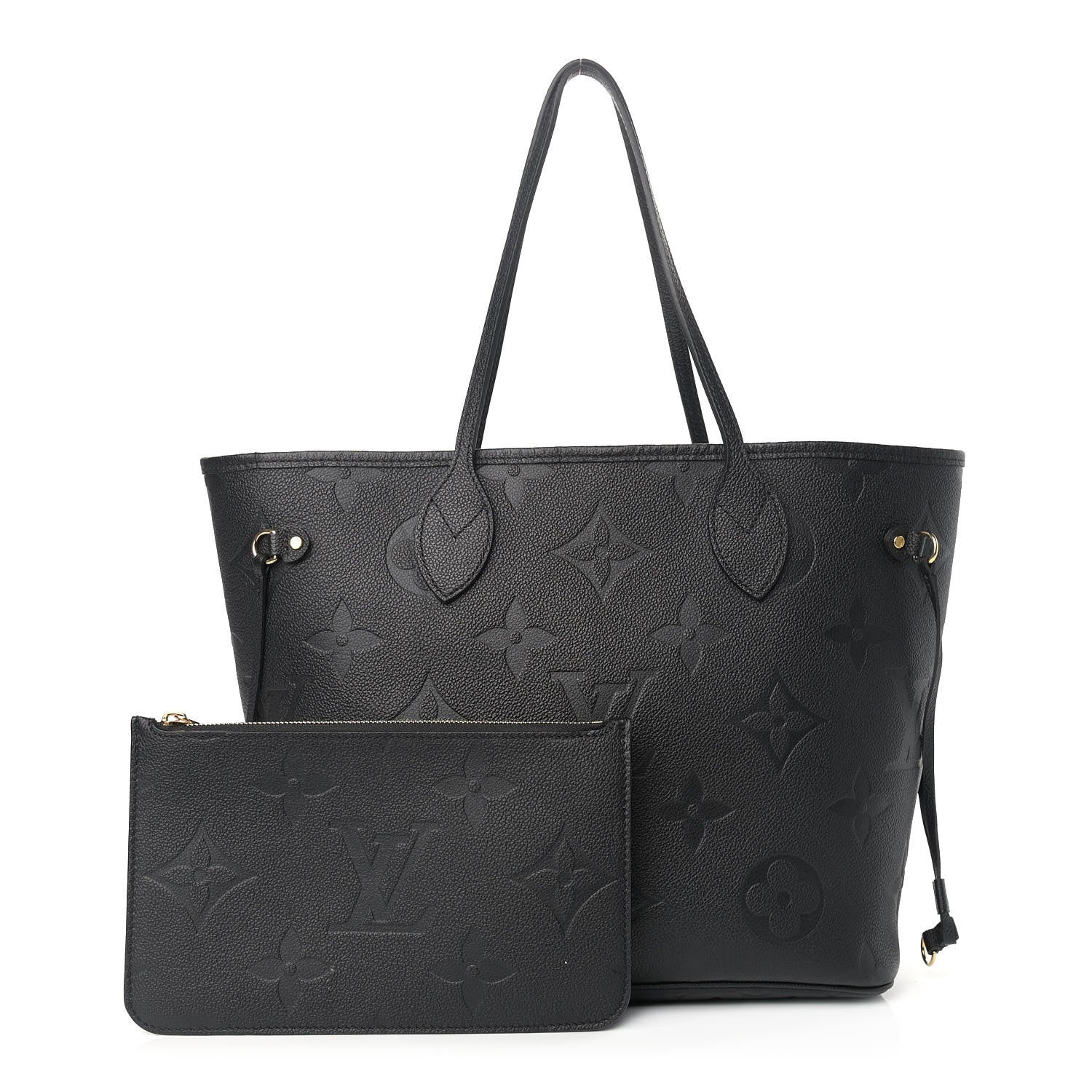Louis Vuitton Empreinte Monogram Giant Neverfull MM Black 1 of 11
