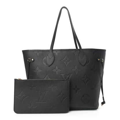 Louis Vuitton Empreinte Monogram Giant Neverfull MM Black 1 of 11