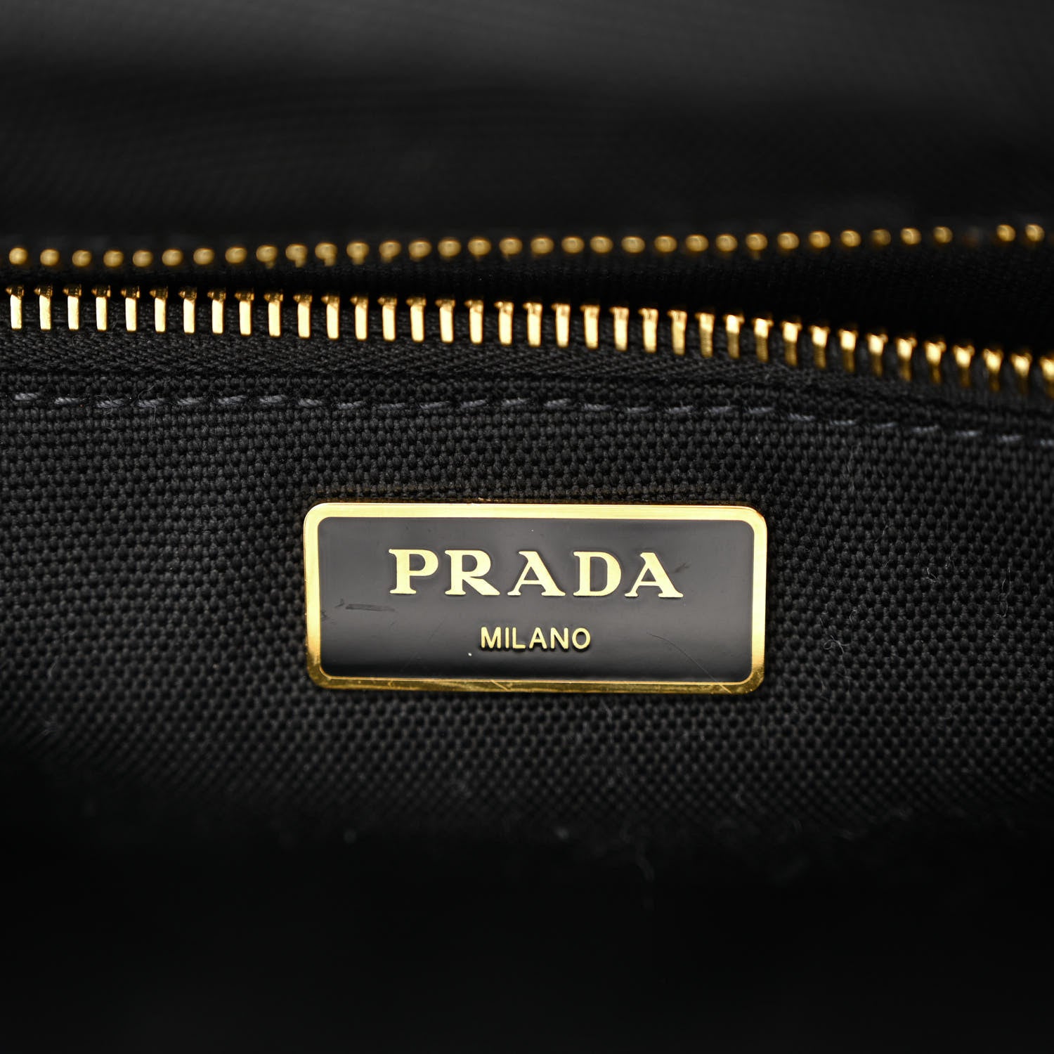 Prada Wicker Canvas Tote Naturale Black 6 of 11