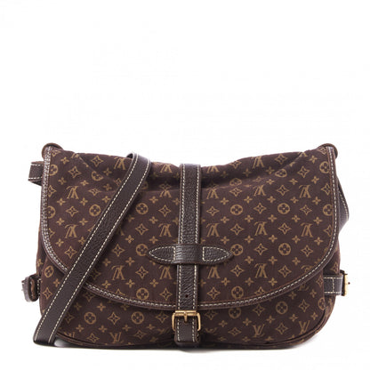 Louis Vuitton Monogram Mini Lin Saumur Ebene 1 of 8