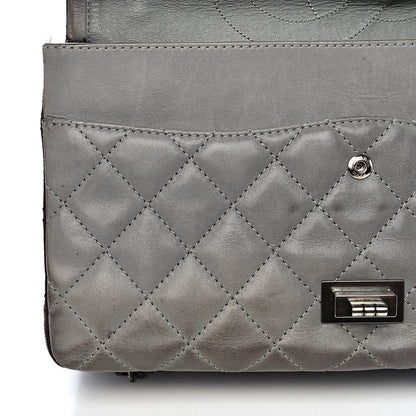 Chanel Caviar Iridescent Calfskin 2.55 Reissue 227 Flap Brown Grey 16 of 20