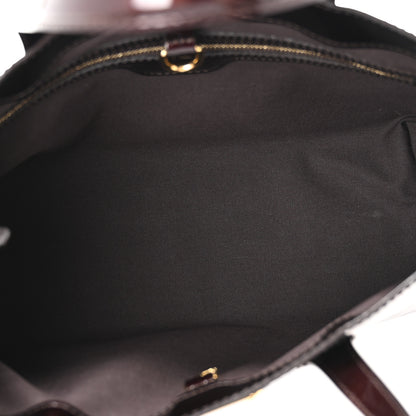 Louis Vuitton Vernis Rayures Wilshire PM  Amarante 5 of 11