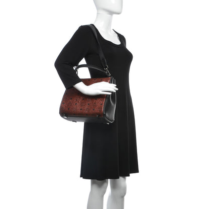 MCM Metallic Visetos Small Corina Shoulder Bag Scooter Red 2 of 7