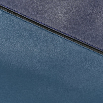 Loewe Calfskin XL Puzzle Bag Blue Black 8 of 11