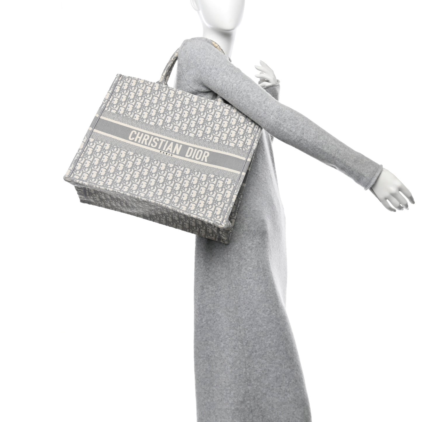Oblique Large Book Tote Grey