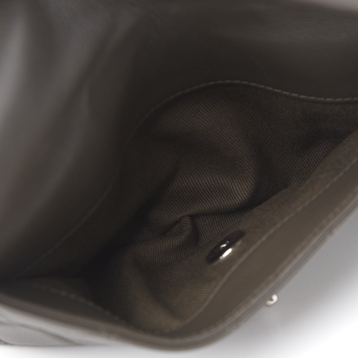 Lambskin Quilted Crossbody Grey