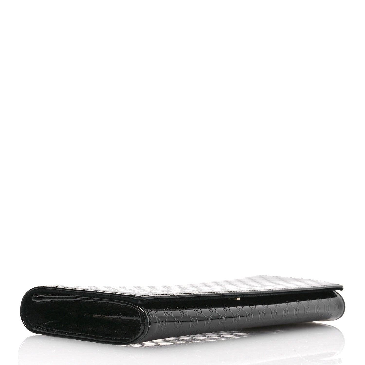 Gucci Patent Microguccissima Small Broadway Clutch Black 4 of 7