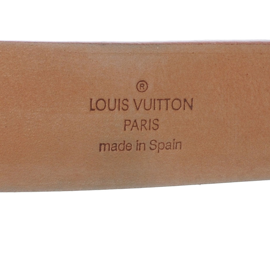 Louis Vuitton Monogram Multicolor Belt Black w Gold 90 36 6 of 7