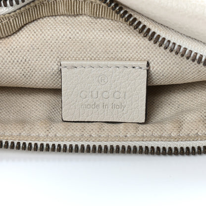 Gucci Grained Calfskin Small Logo Belt Bag White 6 of 9