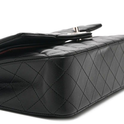Chanel Lambskin Quilted Medium Double Flap Black 9 of 11
