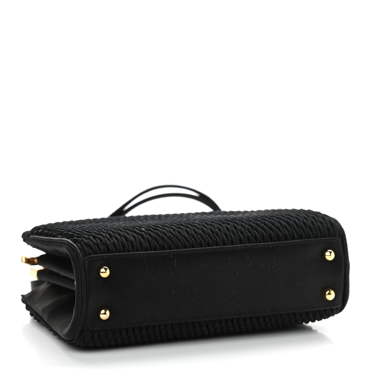 Satin Butterfly Evening Clutch Black