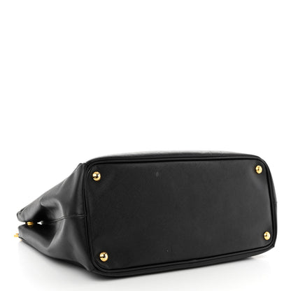 Prada Saffiano Medium Galleria Double Zip Tote Black 4 of 17