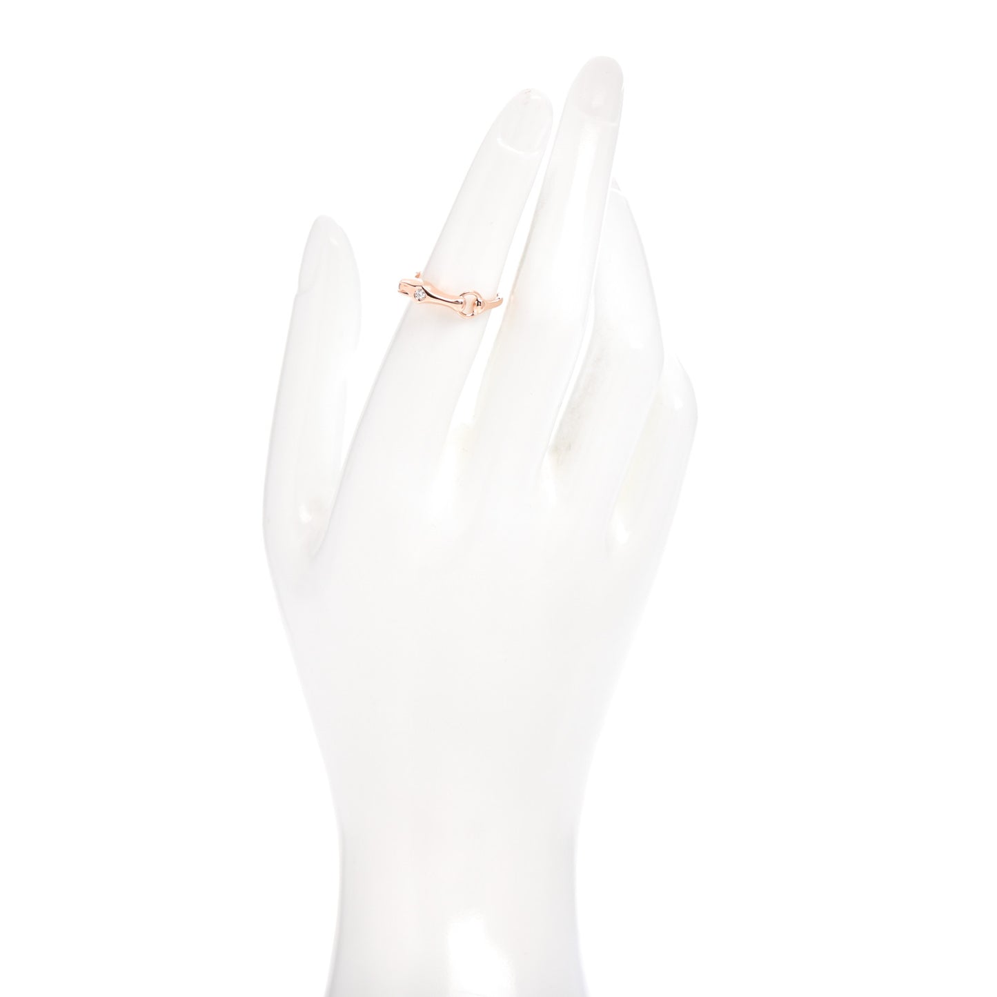 18K Rose Gold Diamond TPM Galop Ring 50 5.25