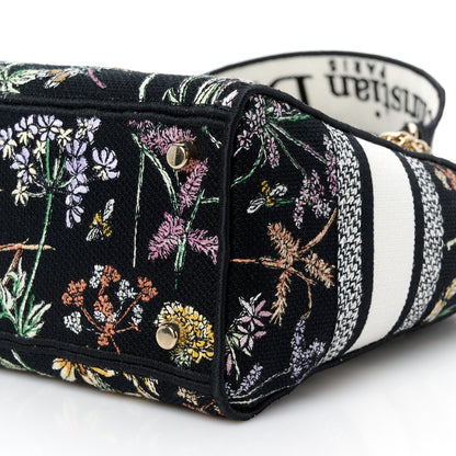 Christian Dior Canvas Embroidered Herbarium Medium Lady D-Lite Black Multicolor 10 of 10