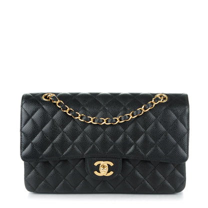 Chanel Caviar Quilted Medium Double Flap Black 1 of 8