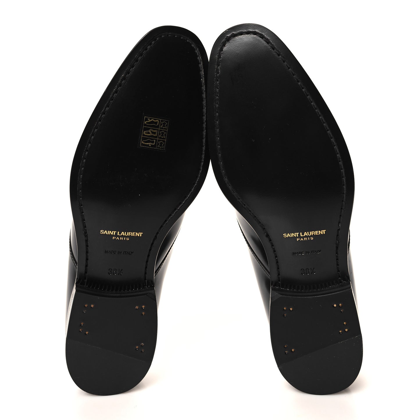 Patent Calfskin Montaigne 25 Uniform 38.5 Black