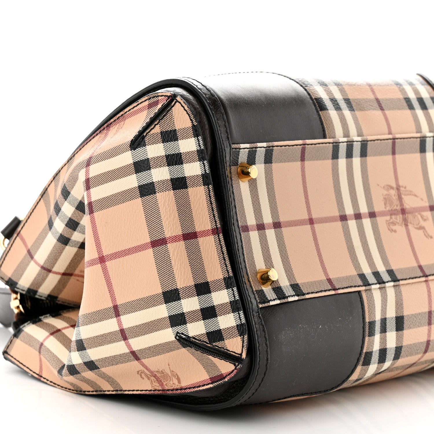Burberry Haymarket Check Small Gladstone Chocolate 9 of 18
