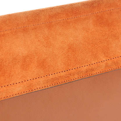 Chloe Suede Calfskin Medium Faye Shoulder Bag Tobacco 9 of 9