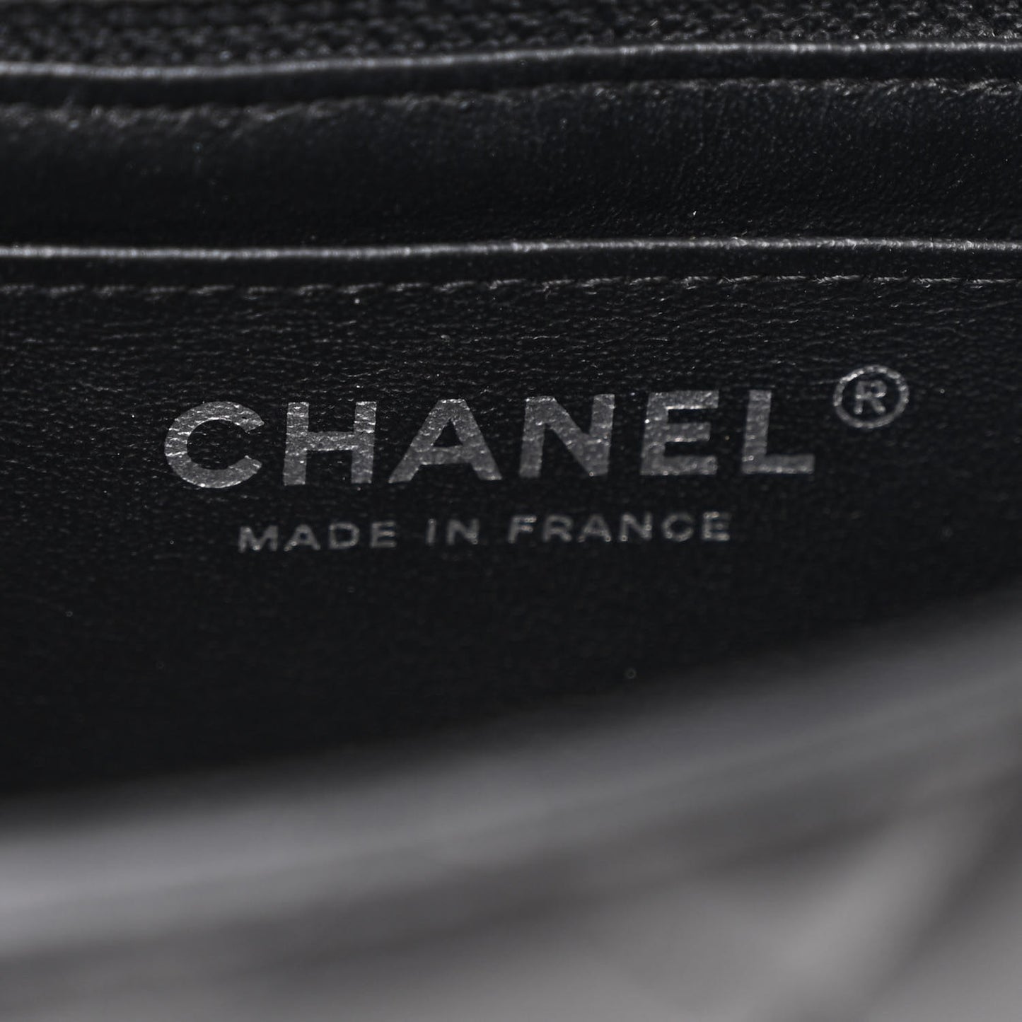 Lambskin Quilted Mini Square Flap Black