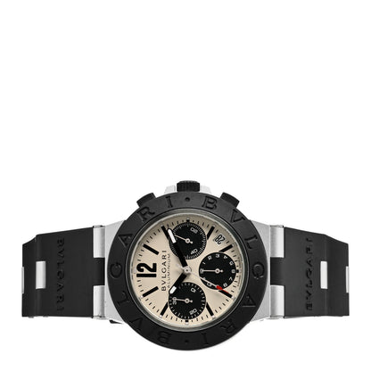 Bulgari Aluminum Rubber 40mm Diagono Chronograph Automatic Watch 2 of 4