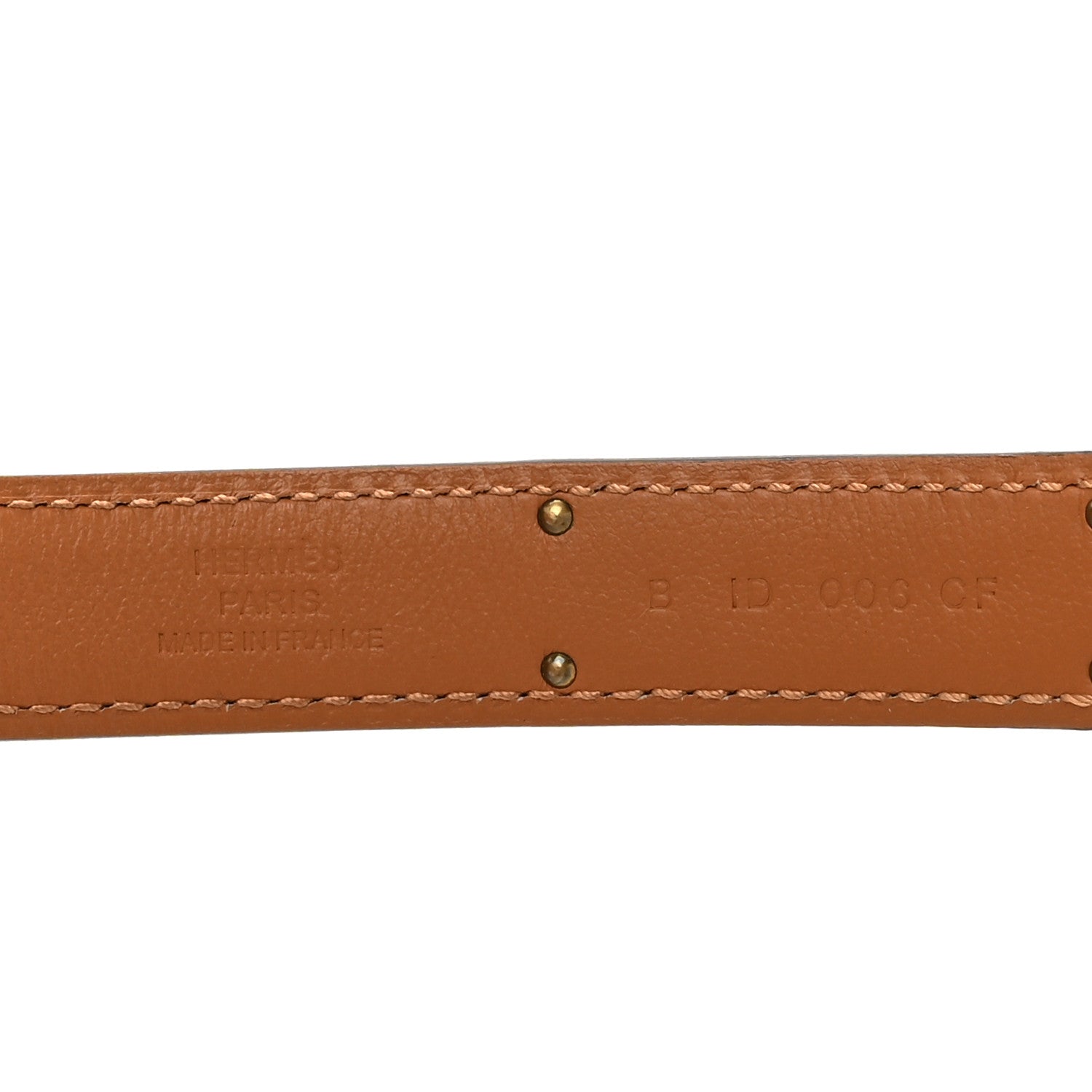 Hermes Epsom Kelly Belt White 3 of 3