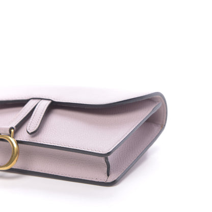 Christian Dior Grained Calfskin Saddle Belt Bag Light Purple 10 of 13