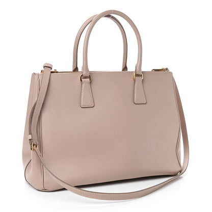 Prada Saffiano Lux Large Galleria Double Zip Tote Cipria 3 of 10