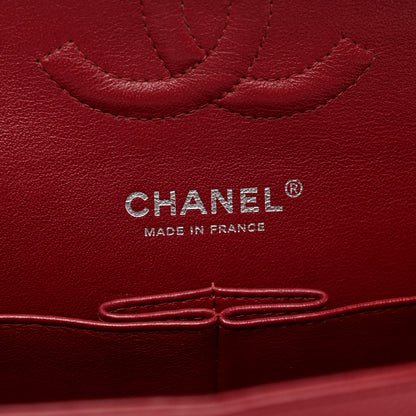 Chanel Caviar Quilted Medium Double Flap Dark Red 6 of 11