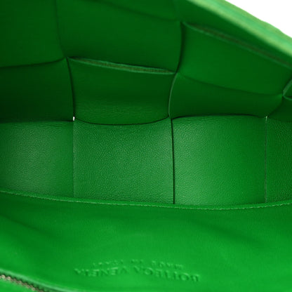 Bottega Veneta Lambskin Maxi Intrecciato Cassette Crossbody Bag Parakeet 5 of 10