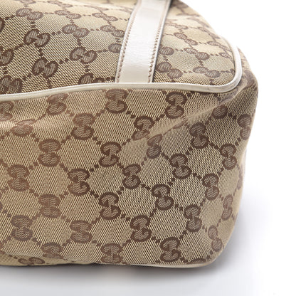 Gucci Monogram Medium GG Twins Shoulder Bag Tan 11 of 14