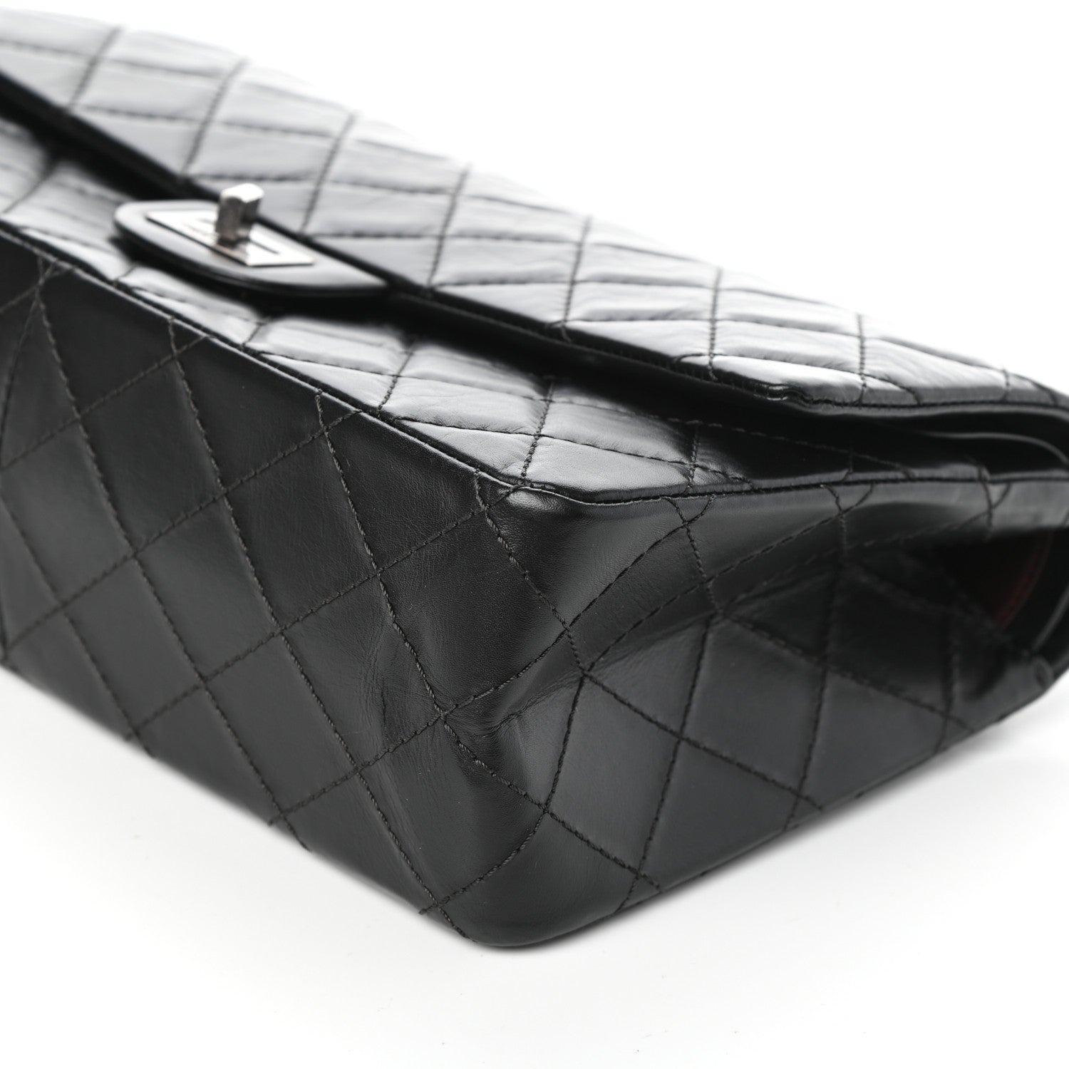 Chanel Aged Calfskin Quilted 2.55 Reissue 226 Flap Black 9 of 10