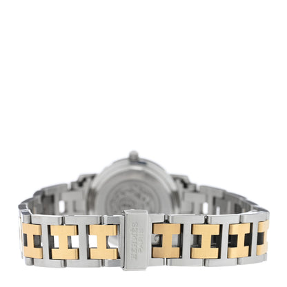 Hermes Stainless Steel 24mm Clipper Quartz Watch Gold 3 of 4