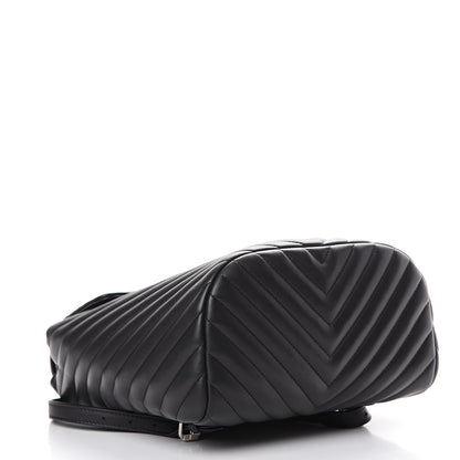 Chanel Lambskin Chevron Quilted Small Urban Spirit Backpack Black 3 of 9