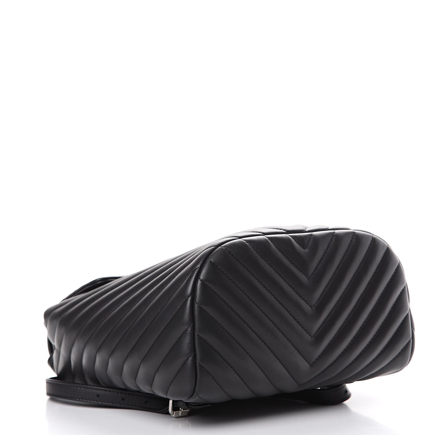 Lambskin Chevron Quilted Small Urban Spirit Backpack Black