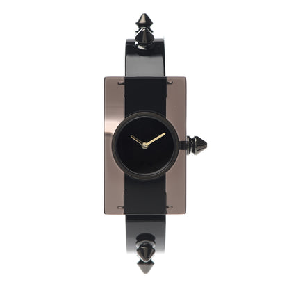 Gucci Stainless Steel Plexiglass 24mm Vintage Web Quartz Watch Black 1 of 8